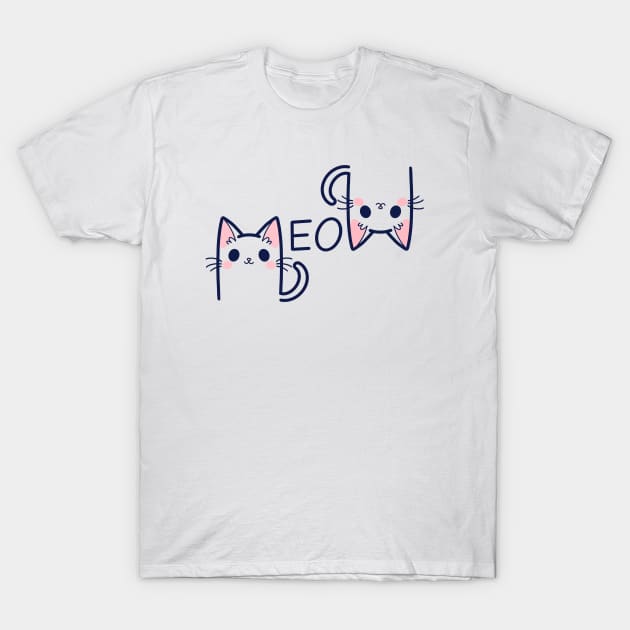 MeoW T-Shirt by RetroFreak